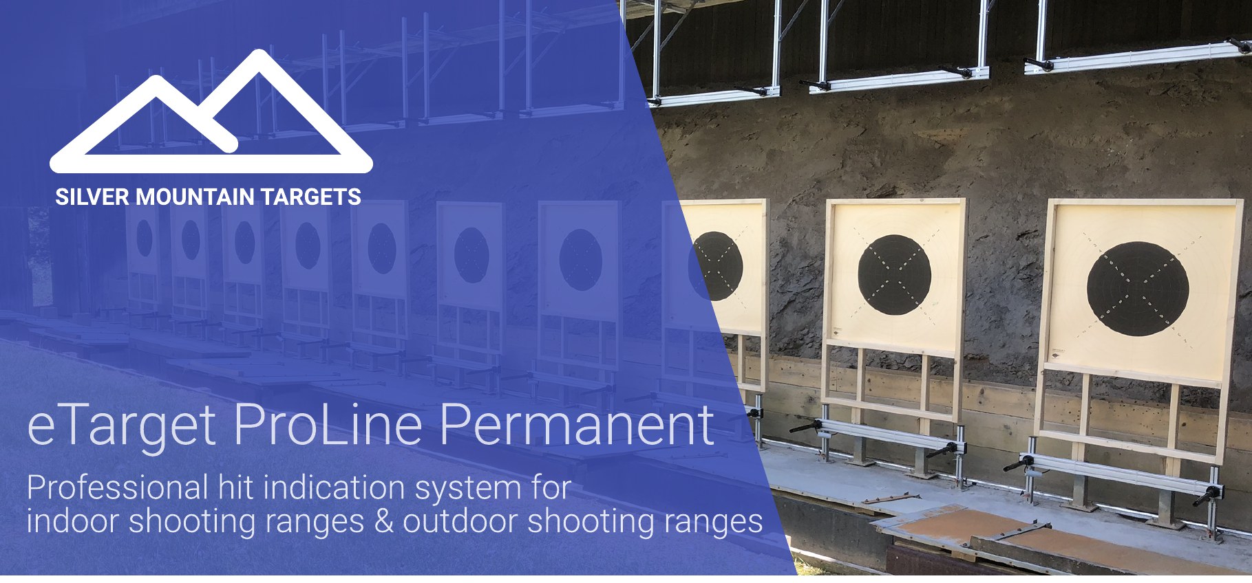 eTarget ProLine Permanent — professional hit indication system